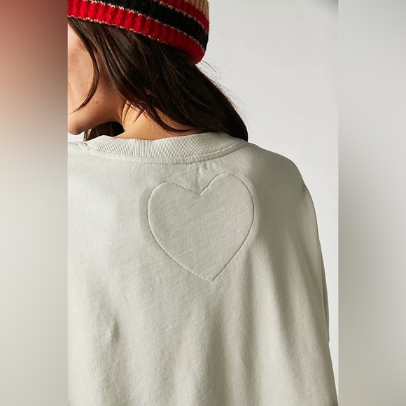 NEW Free People Eleanor Oversized Sweatshirt Tunic Dress - Picture 4 of 15